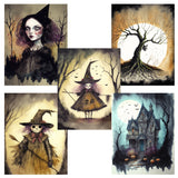 Spooky Watercolors Paper Pack - 23-7130