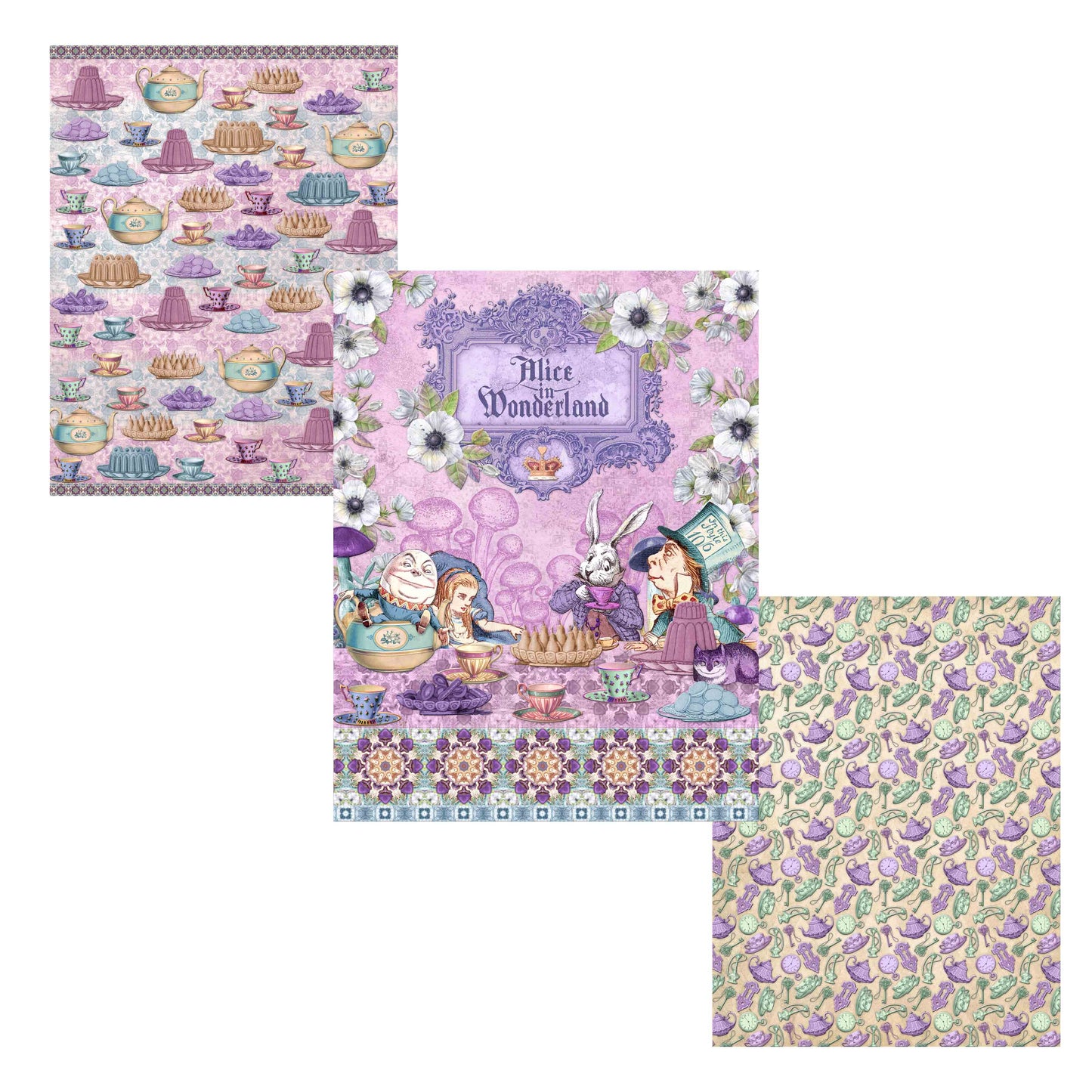 Wonderland Tea Party Paper Pack - 7662