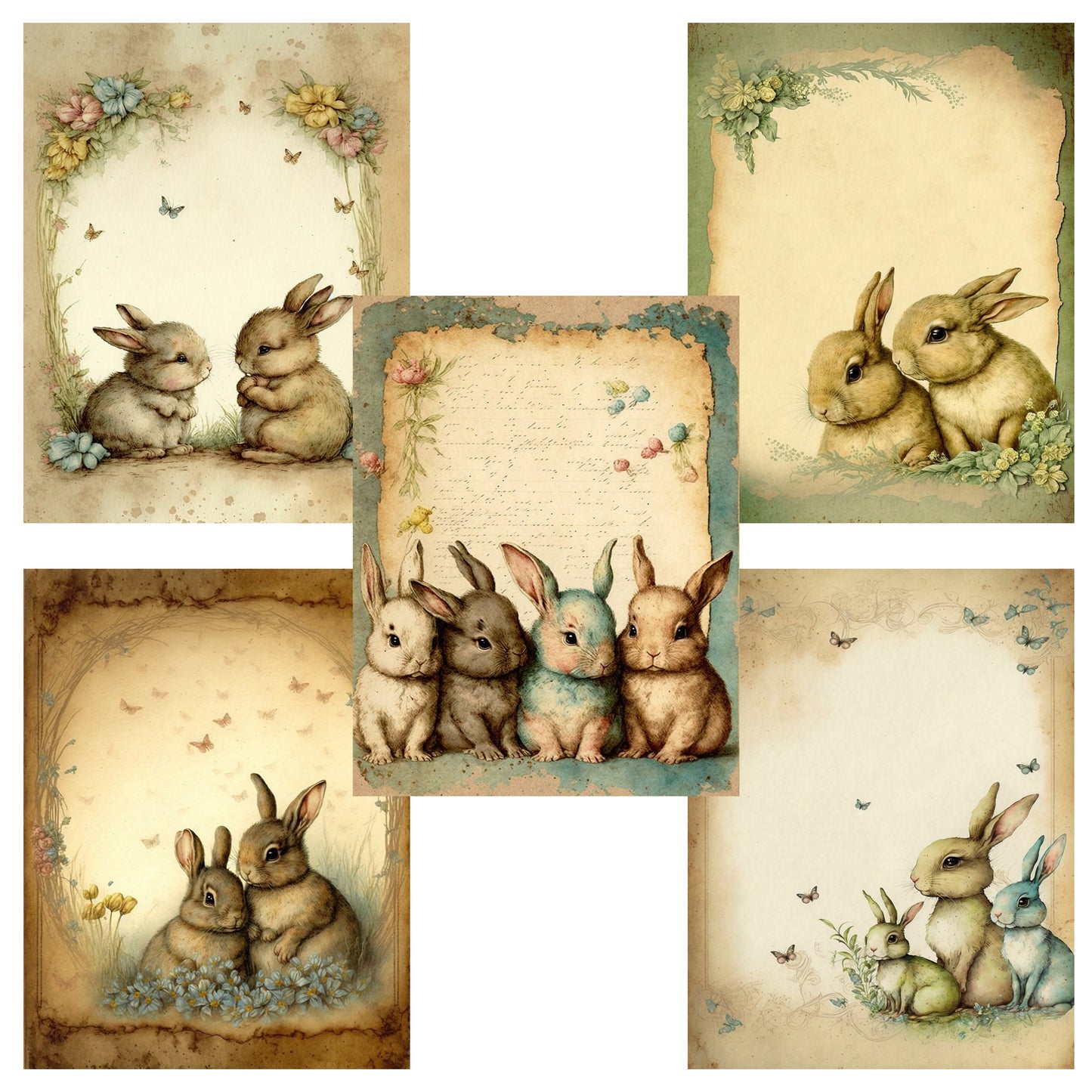 Shabby Bunnies Paper Pack - 23-7147
