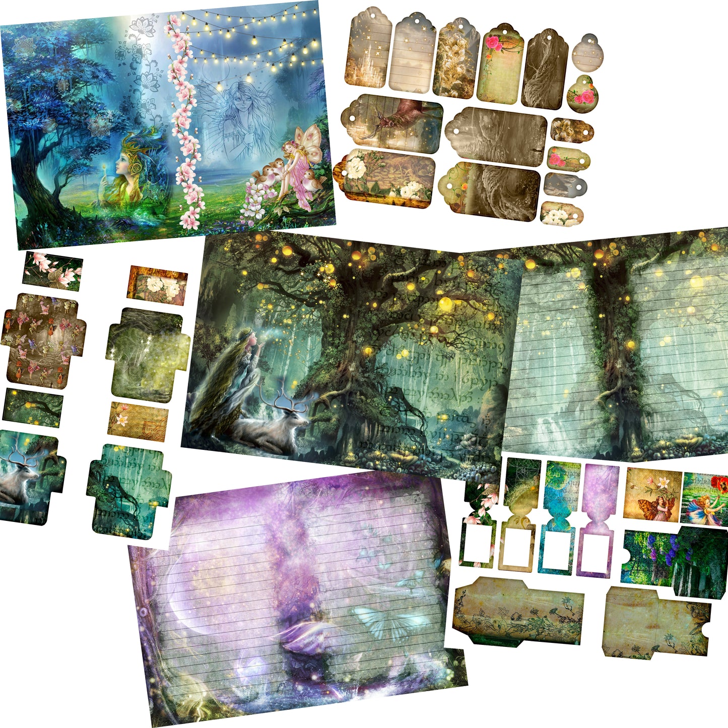 Fairy Journal Pages - 7498