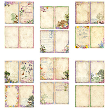 Spring Forest Mini Journal Pages - 7702