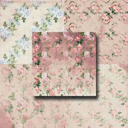 Shabby Pink Textures - Paper Pack - 8173