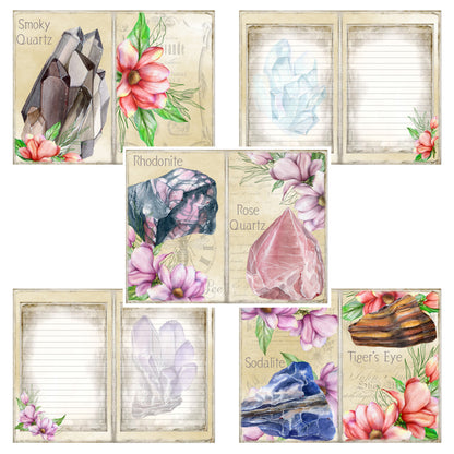 Gemstones & Magnolias Journal Pages - 23-7041