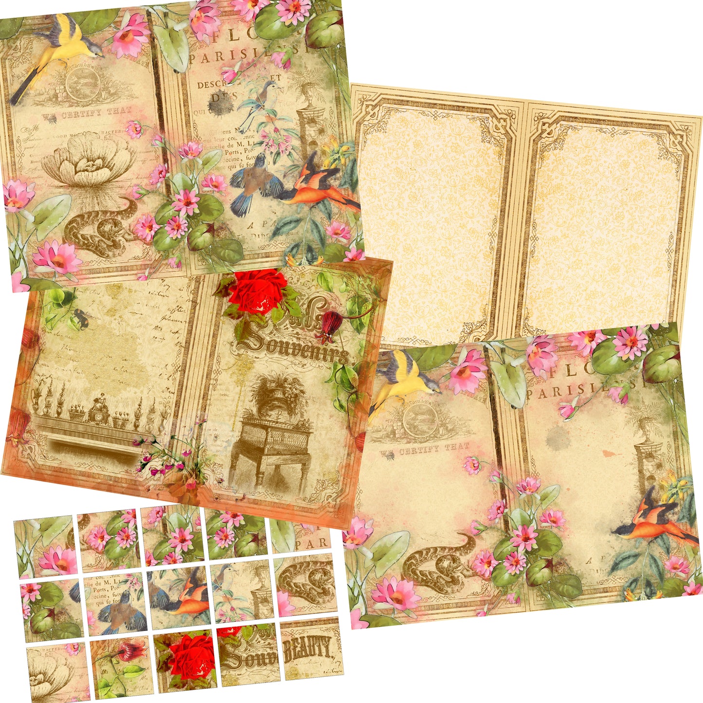 Old Time Messages Journal Pack - 7344