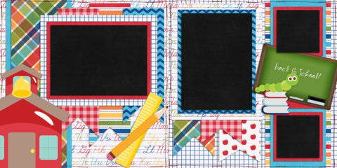 Back to School - 370 - EZscrapbooks Scrapbook Layouts School