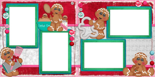 Baking up Memories - Digital Scrapbook Pages - INSTANT DOWNLOAD - EZscrapbooks Scrapbook Layouts Christmas, Foods