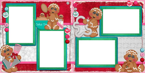 Baking up Memories - 426 - EZscrapbooks Scrapbook Layouts Christmas