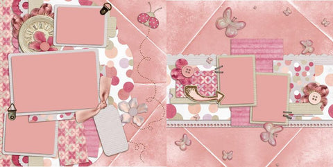 Because of You - 294 - EZscrapbooks Scrapbook Layouts Baby - Toddler, Girls