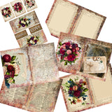 Vintage Floral Ephemera Journal Pack - 7284
