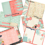Baby Girl First Year Journal Paper Pack - 7273 - EZscrapbooks Scrapbook Layouts Baby, Journals