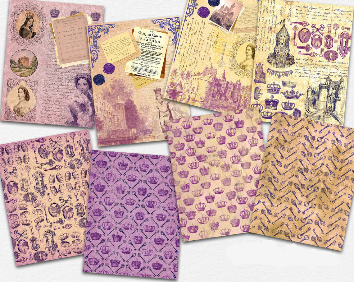 Crowns & Keys Paper Pack - 7312