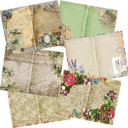 Vintage Treasures Journal Pack - 7306