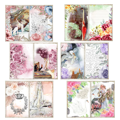 Vintage Fairytale Journal Pages - 23-7112