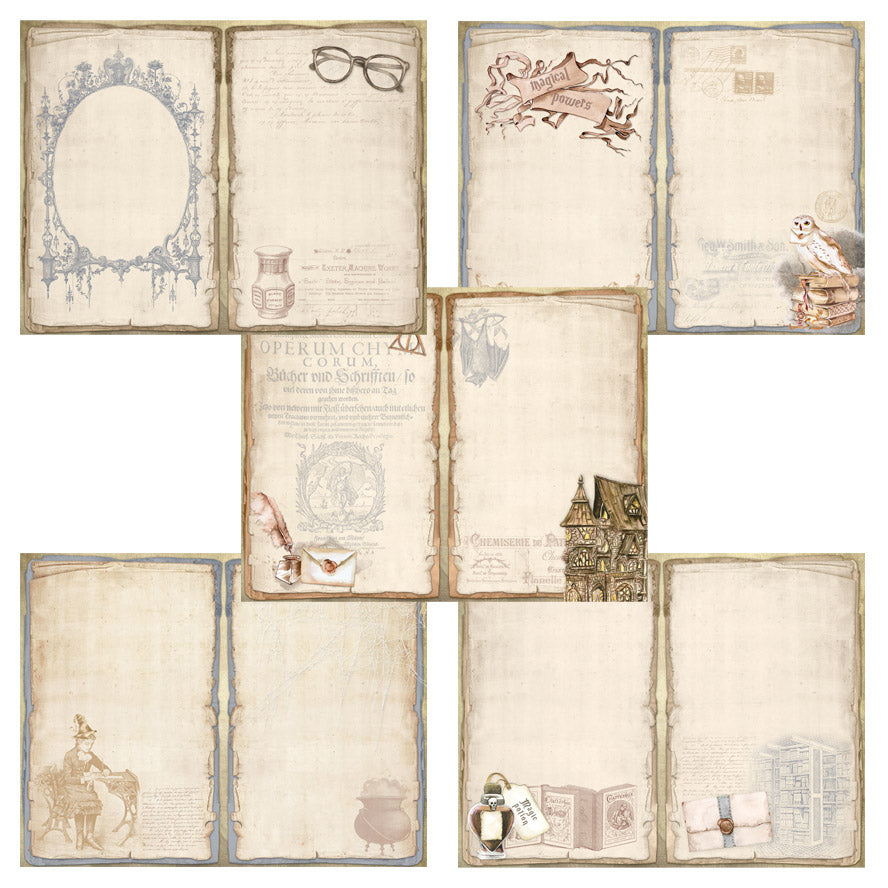 Wizard School Journal Pages - 7643