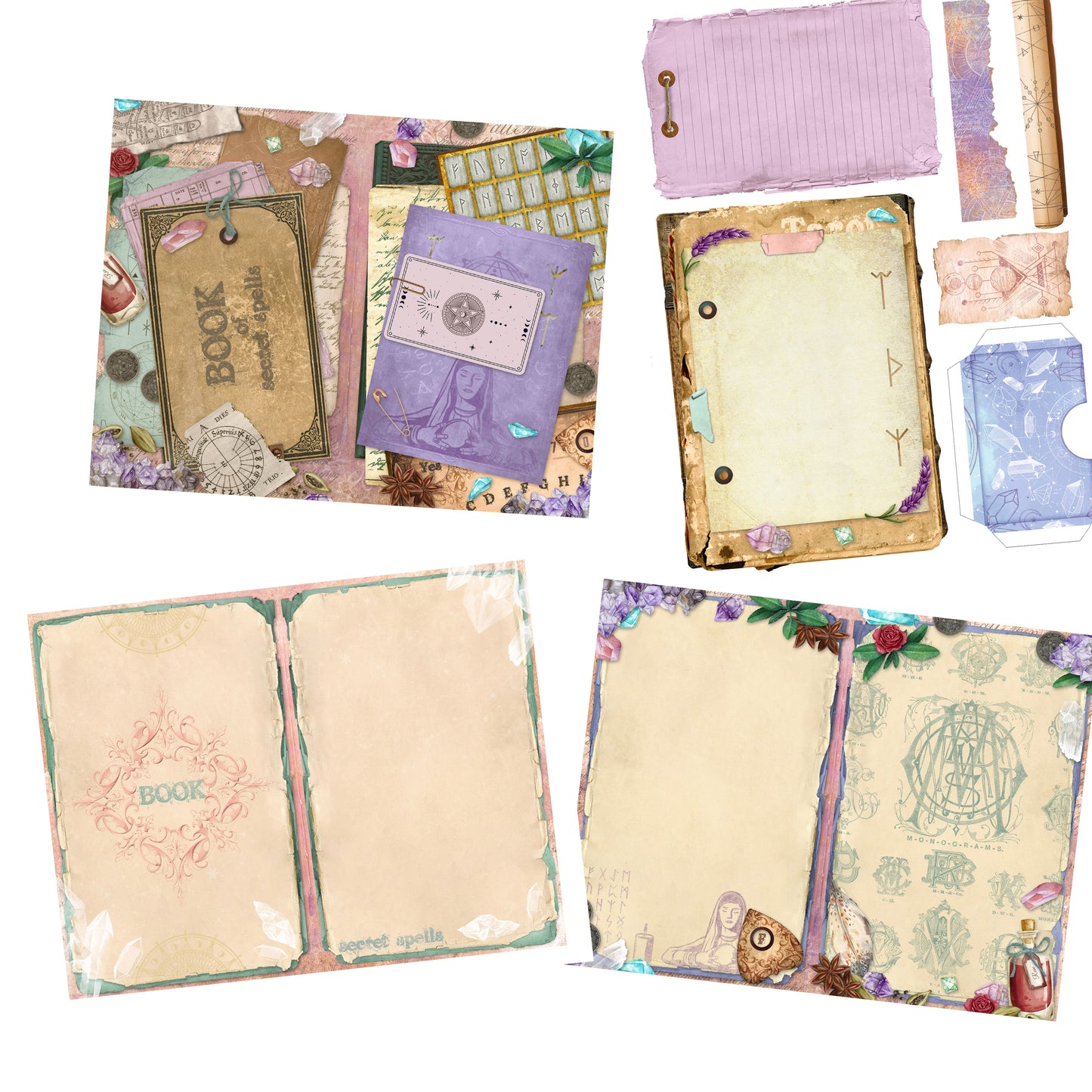 Fortune Teller Journal Pages - 7537