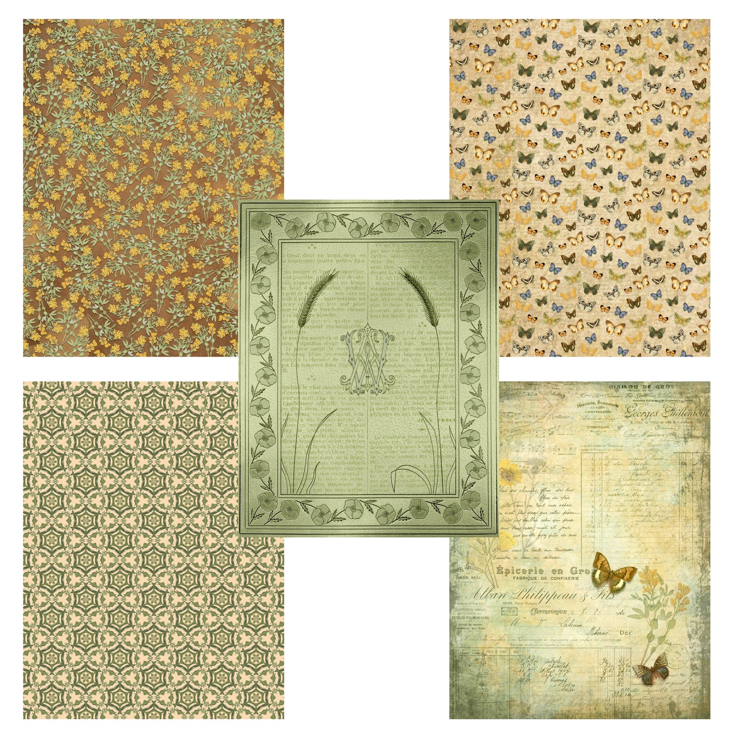 Meadows & Wildflowers Paper Pack - 7561