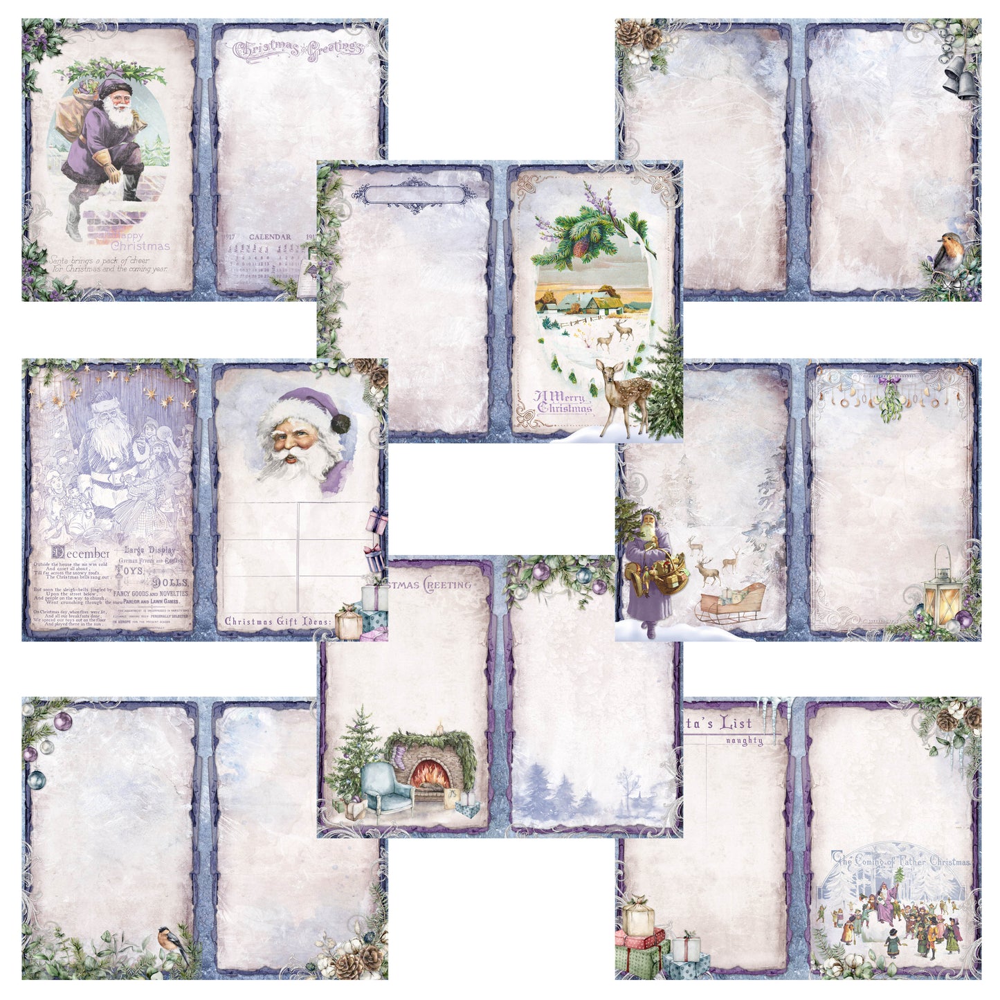 Frozen Christmas Journal Pages - 7949