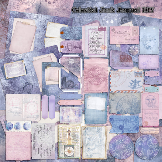 Celestial Journal - 7246 - EZscrapbooks Scrapbook Layouts Journals, Mystical-Fantasy