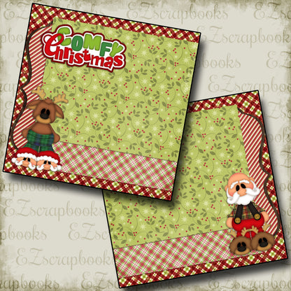 Comfy Christmas NPM - 2272 - EZscrapbooks Scrapbook Layouts Christmas