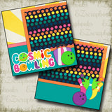 Cosmic Bowling NPM - 2266 - EZscrapbooks Scrapbook Layouts Sports