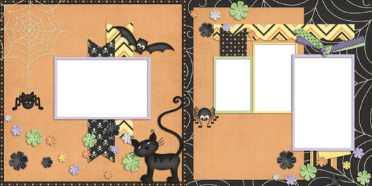 Costumes on Parade - Digital Scrapbook Pages - INSTANT DOWNLOAD - EZscrapbooks Scrapbook Layouts Halloween