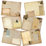 Vintage Office Journal Pack - 7245 - EZscrapbooks Scrapbook Layouts Journals