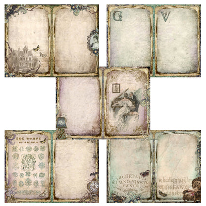 Haunted House Journal Pages - 7839