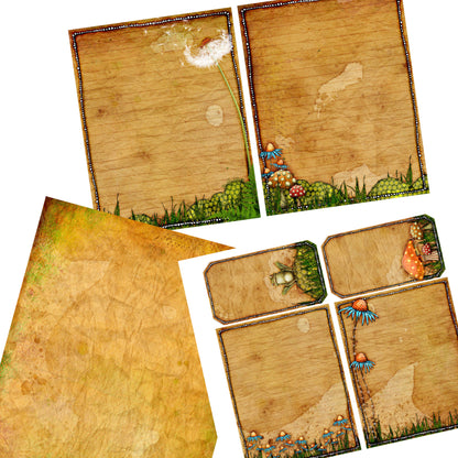 Dandelion Journal Kit - 7097 - EZscrapbooks Scrapbook Layouts Journals