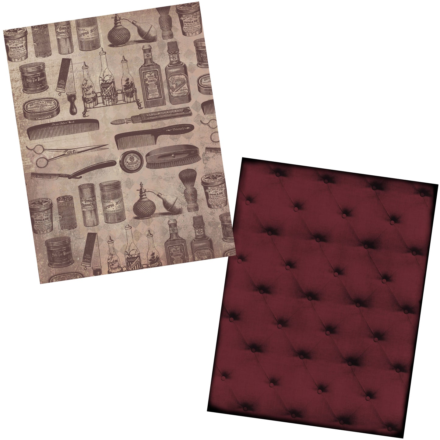 Gentleman's Den Journal Paper Pack - 7091 - EZscrapbooks Scrapbook Layouts Journals