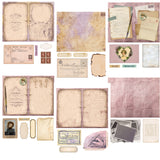My Secret Vintage Mini Journal Pages - 7545