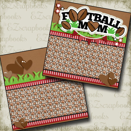 Football Mom Red NPM - 3269 - EZscrapbooks Scrapbook Layouts football, Sports