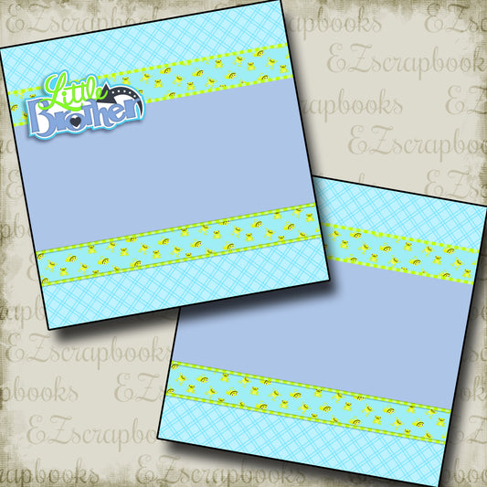 Little Brother NPM - 3137 - EZscrapbooks Scrapbook Layouts brother, Family