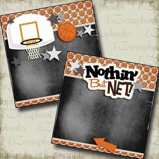 Nothin But Net Orange NPM - 3283 - EZscrapbooks Scrapbook Layouts basketball, Sports