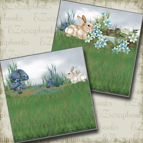 Easter Meadow NPM - 2856 - EZscrapbooks Scrapbook Layouts Spring - Easter