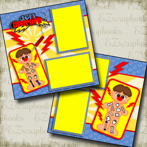 Let's Operate - 3120 - EZscrapbooks Scrapbook Layouts Games - Technology