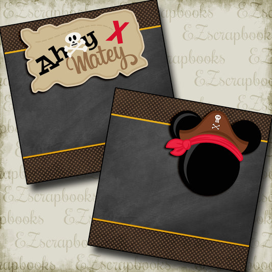 Ahoy Matey Mouse Red NPM - 3353 - EZscrapbooks Scrapbook Layouts Disney