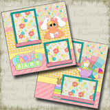 Easter Baby - 999 - EZscrapbooks Scrapbook Layouts Baby - Toddler, Spring - Easter