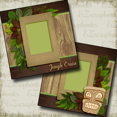 Jungle Cruise - 2895 - EZscrapbooks Scrapbook Layouts Disney