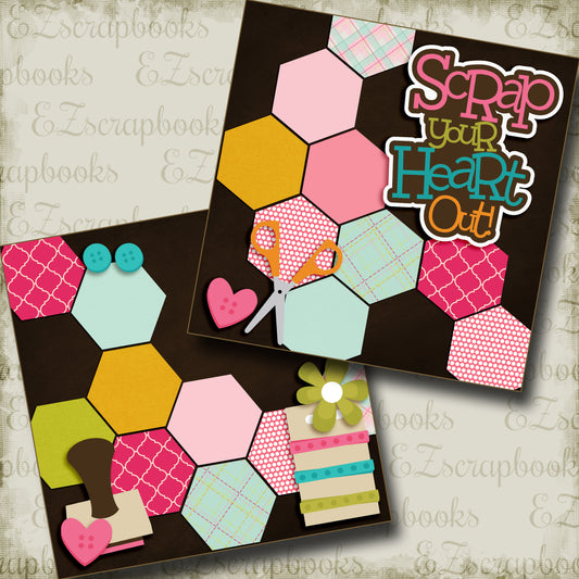 Scrap Your Heart Out NPM - 3361 - EZscrapbooks Scrapbook Layouts Scrapbooking - Crafts