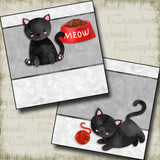 Black Kitty NPM - 2772 - EZscrapbooks Scrapbook Layouts Pets