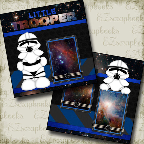Little Trooper - 90 - EZscrapbooks Scrapbook Layouts Disney
