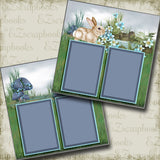 Easter Meadow - 2855 - EZscrapbooks Scrapbook Layouts Spring - Easter