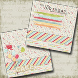 Birthday NPM - 2640 - EZscrapbooks Scrapbook Layouts Birthday