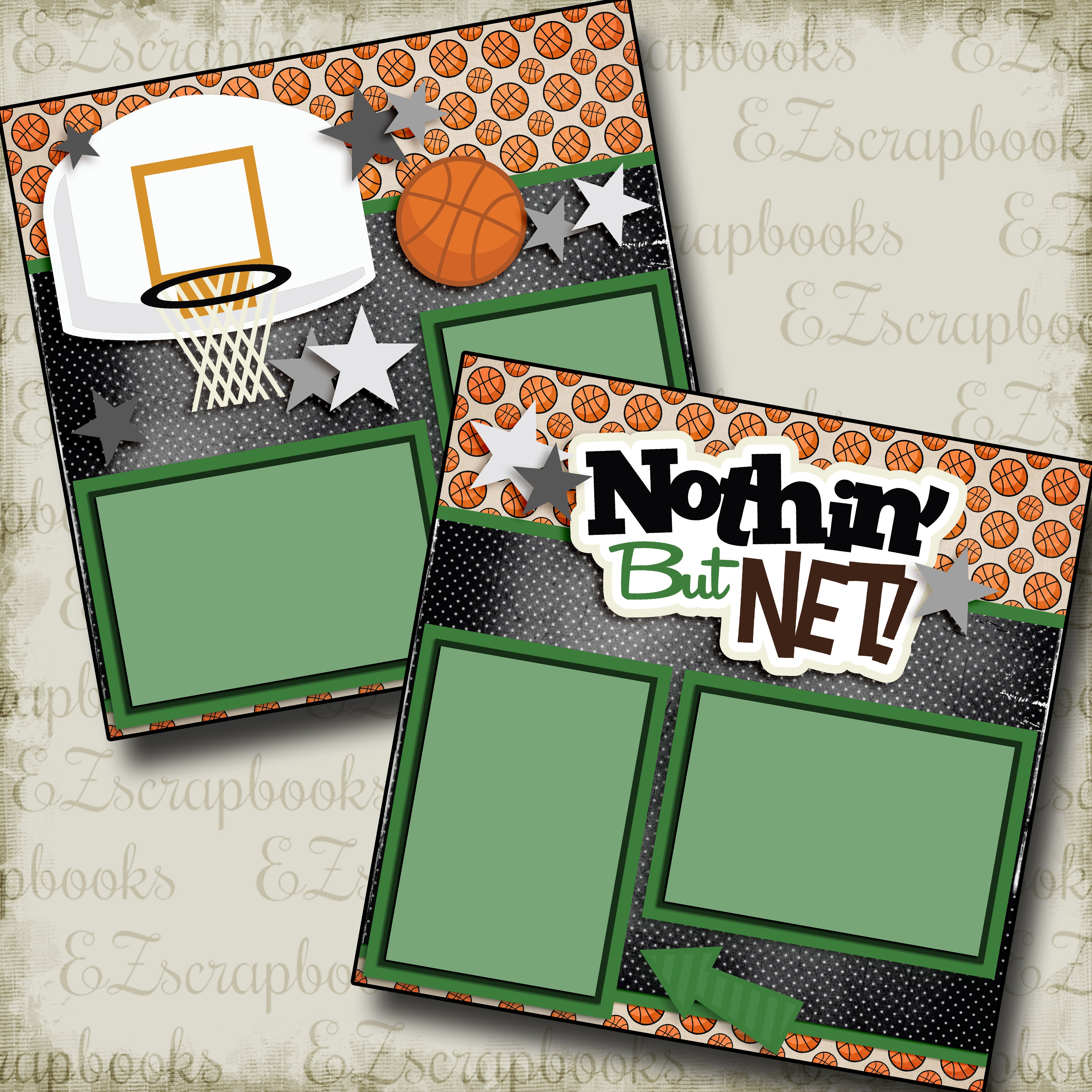 Nothin' But Net Nothin But Net Green - 3274 – EZscrapbooks
