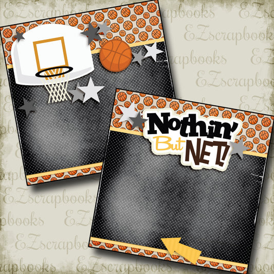 Nothin But Net Yellow NPM - 3281 - EZscrapbooks Scrapbook Layouts basketball, Sports