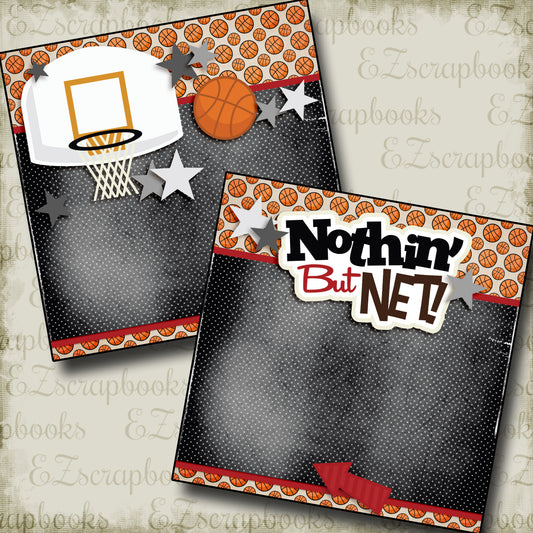 Nothin But Net Red NPM - 3279 - EZscrapbooks Scrapbook Layouts basketball, Sports
