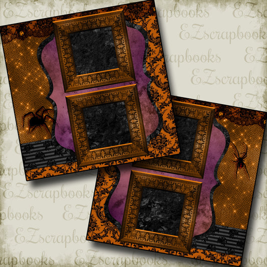 Creepy Spiders - 3332 - EZscrapbooks Scrapbook Layouts Halloween