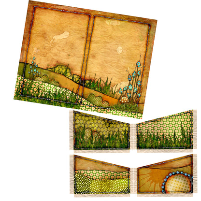 Dandelion Journal Kit - 7097 - EZscrapbooks Scrapbook Layouts Journals