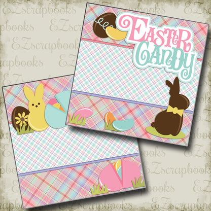 Easter Candy NPM - 2303 - EZscrapbooks Scrapbook Layouts Spring - Easter