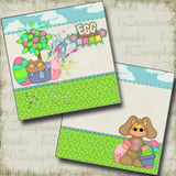 Egg Hunt NPM - 2452 - EZscrapbooks Scrapbook Layouts Spring - Easter